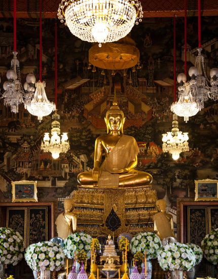 Buddha temple in bangkok